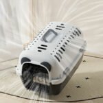 Cute Bear Pet Airline Carrier, Portable Travel Crate for Cats & Dogs, Breathable Large-Capacity Pet Transport Bag - Image 3