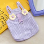 Spring & Summer Lightweight 3D Flower Design Harness Vest, Pet Apparel for Small Puppies (Teddy, Yorkshire Terrier) - Image 4