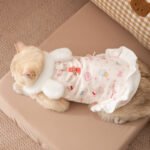 Princess-Style Rabbit Ear Harness Dress, Thickened Warm Pet Winter Apparel - Image 2