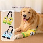 Pet Leg Protector for Medium & Large Dogs, Post-Surgery Anti-Licking Knee & Elbow Guard