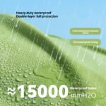 Full-Body Waterproof 4-Legged Dog Raincoat for Small Dogs, Dirt-Resistant Pet Apparel for Rainy Days - Image 3