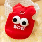 Autumn & Winter Warm Pet Hoodie for Cats & Dogs, Cute Big-Eyed Character Design - Image 4