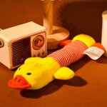 Squeaky Pig Plush Dog Toy, Interactive Teeth Cleaning Stress Relief Chew Toy - Image 3