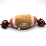 Double Cotton Rope Rugby Toy for Dogs - Image 4